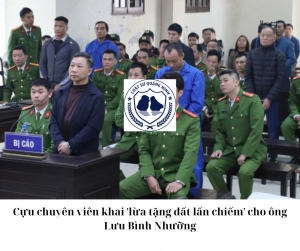 Cựu chuyên viên khai 'lừa tặng đất lấn chiếm' cho ông Lưu Bình Nhưỡng