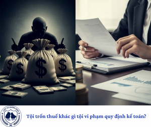 Tội trốn thuế khác gì tội vi phạm quy định kế toán?