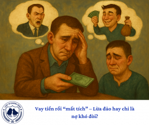 Vay tiền rồi “mất tích” – Lừa đảo hay chỉ là nợ khó đòi?