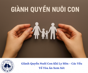 Giành Quyền Nuôi Con Khi Ly Hôn – Các Yếu Tố Tòa Án Xem Xét
