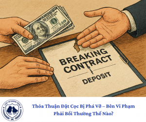 Thỏa Thuận Đặt Cọc Bị Phá Vỡ – Bên Vi Phạm Phải Bồi Thường Thế Nào?
