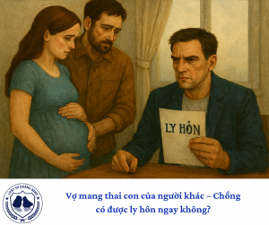 Vợ mang thai con của người khác – Chồng có được ly hôn ngay không?
