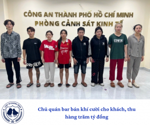 Chủ quán bar bán khí cười cho khách, thu hàng trăm tỷ đồng.