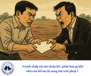 Tranh chấp tài sản thừa kế : phải làm gì khi nhà của bố mẹ bị sang tên trái phép ?