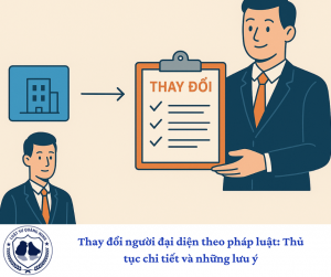 Thay đổi người đại diện theo pháp luật: Thủ tục chi tiết và những lưu ý
