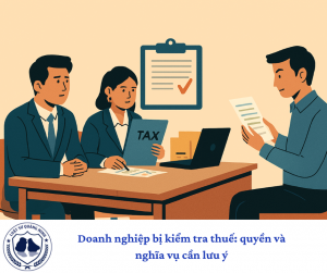 Doanh nghiệp bị kiểm tra thuế: quyền và nghĩa vụ cần lưu ý