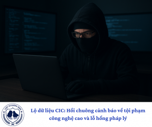 Lộ dữ liệu CIC: Hồi chuông cảnh báo về tội phạm công nghệ cao và lỗ hổng pháp lý