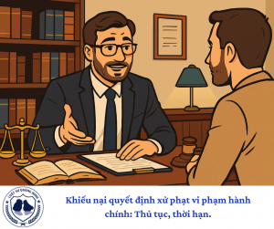 Khiếu nại quyết định xử phạt vi phạm hành chính: Thủ tục, thời hạn.