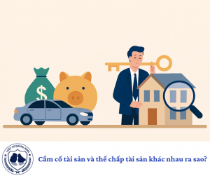 Cầm cố tài sản và thế chấp tài sản khác nhau ra sao?