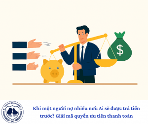 Khi một người nợ nhiều nơi: Ai sẽ được trả tiền trước? Giải mã quyền ưu tiên thanh toán.