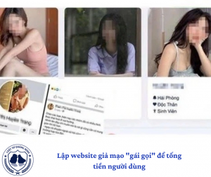 Lập website giả mạo "gái gọi" để tống tiền người dùng