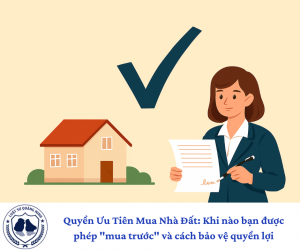 Quyền Ưu Tiên Mua Nhà Đất: Khi nào bạn được phép "mua trước" và cách bảo vệ quyền lợi