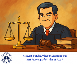 Xét Xử Sơ Thẩm Vắng Mặt Đương Sự: Khi "Không Đến" Vẫn Bị "Xử"