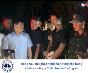 Đồng Nai: Bắt giữ 3 người bán súng cho hung thủ thảm sát gia đình chủ cơ sở nông sản