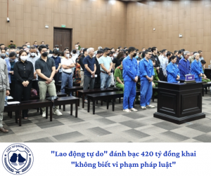 "Lao động tự do" đánh bạc 420 tỷ đồng khai "không biết vi phạm pháp luật"