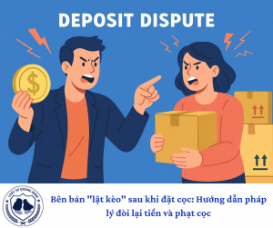 Bên bán "lật kèo" sau khi đặt cọc: Hướng dẫn pháp lý đòi lại tiền và phạt cọc