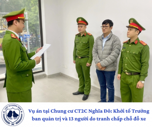 Vụ án tại Chung cư CT2C Nghĩa Đô: Khởi tố Trưởng ban quản trị và 13 người do tranh chấp chỗ đỗ xe