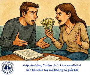 Góp vốn bằng "niềm tin": Làm sao đòi lại tiền khi chia tay mà không có giấy tờ?